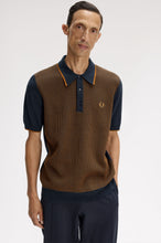 Load image into Gallery viewer, Tonic Waffled Knitted Shirt - Navy
