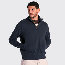 Load image into Gallery viewer, Funnel Neck Sweatshirt - Navy
