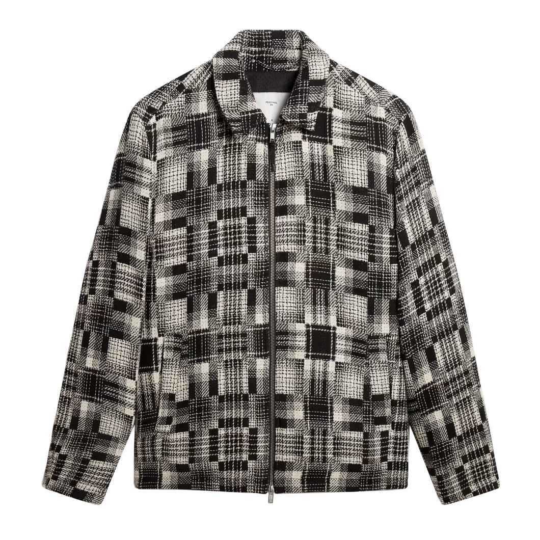 Glossary Patchwork Jacket - Grey Twill