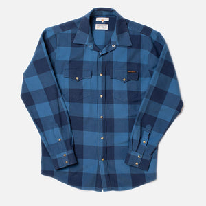 George Flannel Shirt - Blue