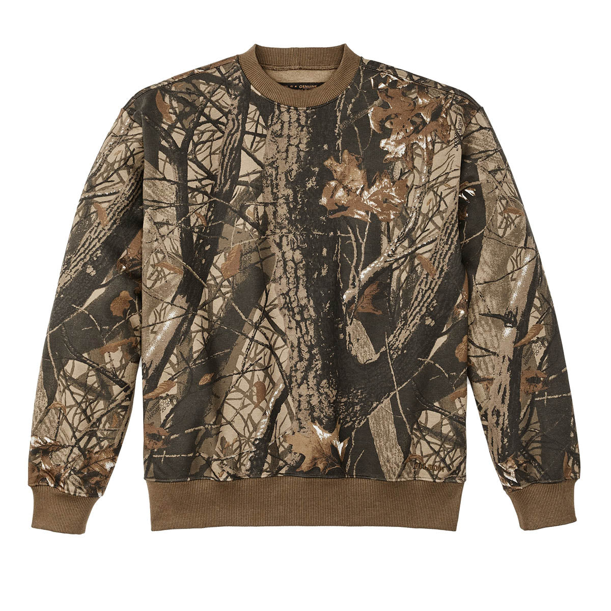 Fiilson Prospector Crewneck Sweatshirt Realtree Hardwoods Camo