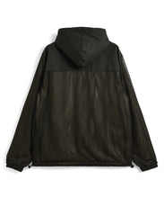 Load image into Gallery viewer, Non Down Mountain Reversible w-Zip Hood Jacket - Black / Olive

