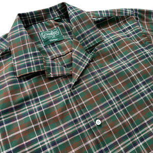 Camp Shirt - Green Brushed Ikat