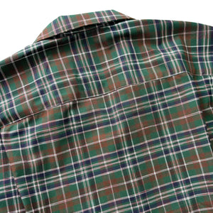 Camp Shirt - Green Brushed Ikat