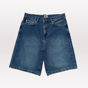 Wide 5 Short - 70s Stone Denim