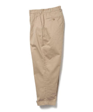 Load image into Gallery viewer, 2 Pleats Twill Trousers - Khaki
