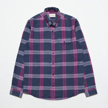 Load image into Gallery viewer, Larry Button Down Shirt- Insignia Blue / Magenta Haze
