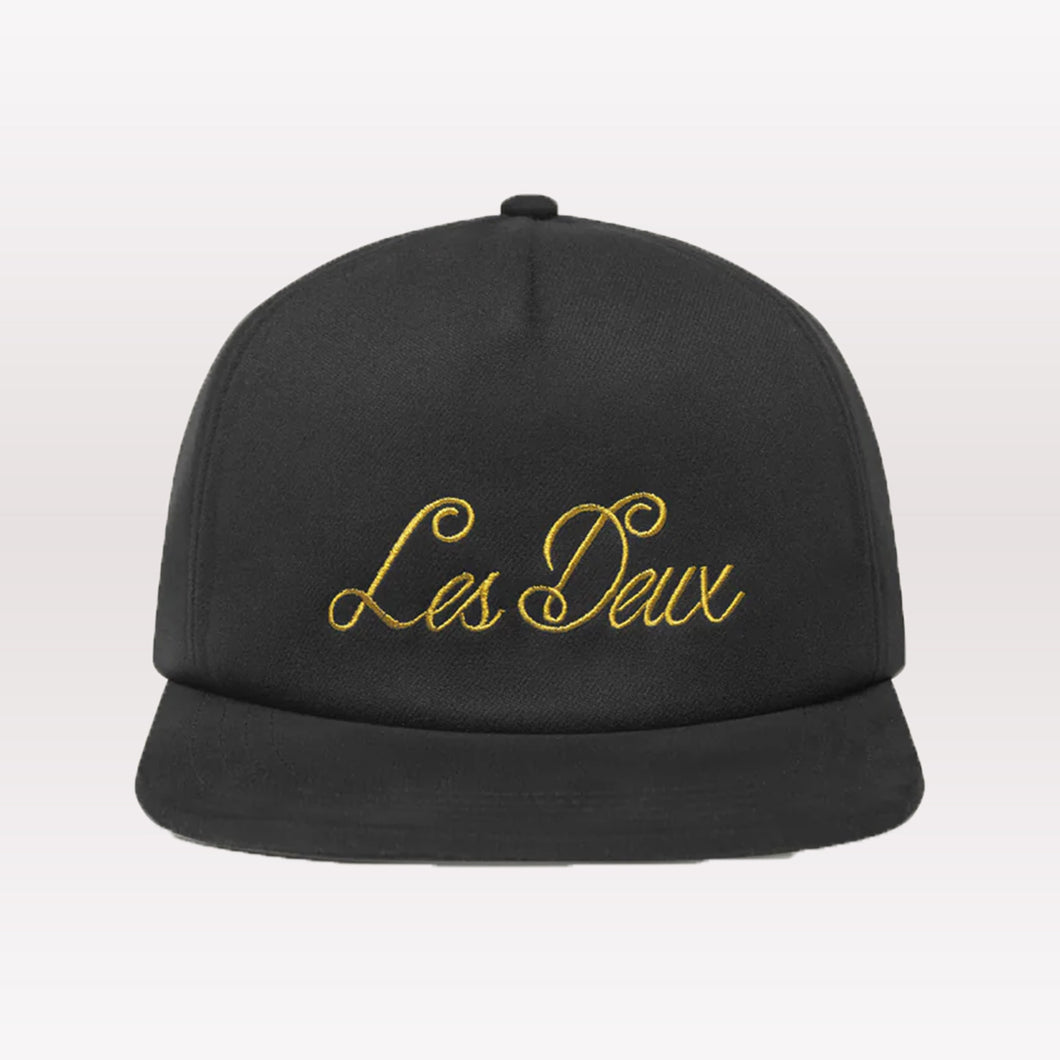 Table Les Deux Letterman Cap - Black