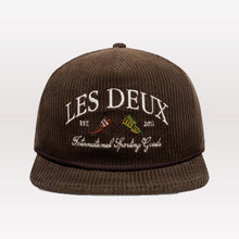 Load image into Gallery viewer, Ivy League Corduroy Cap - Slate Brown
