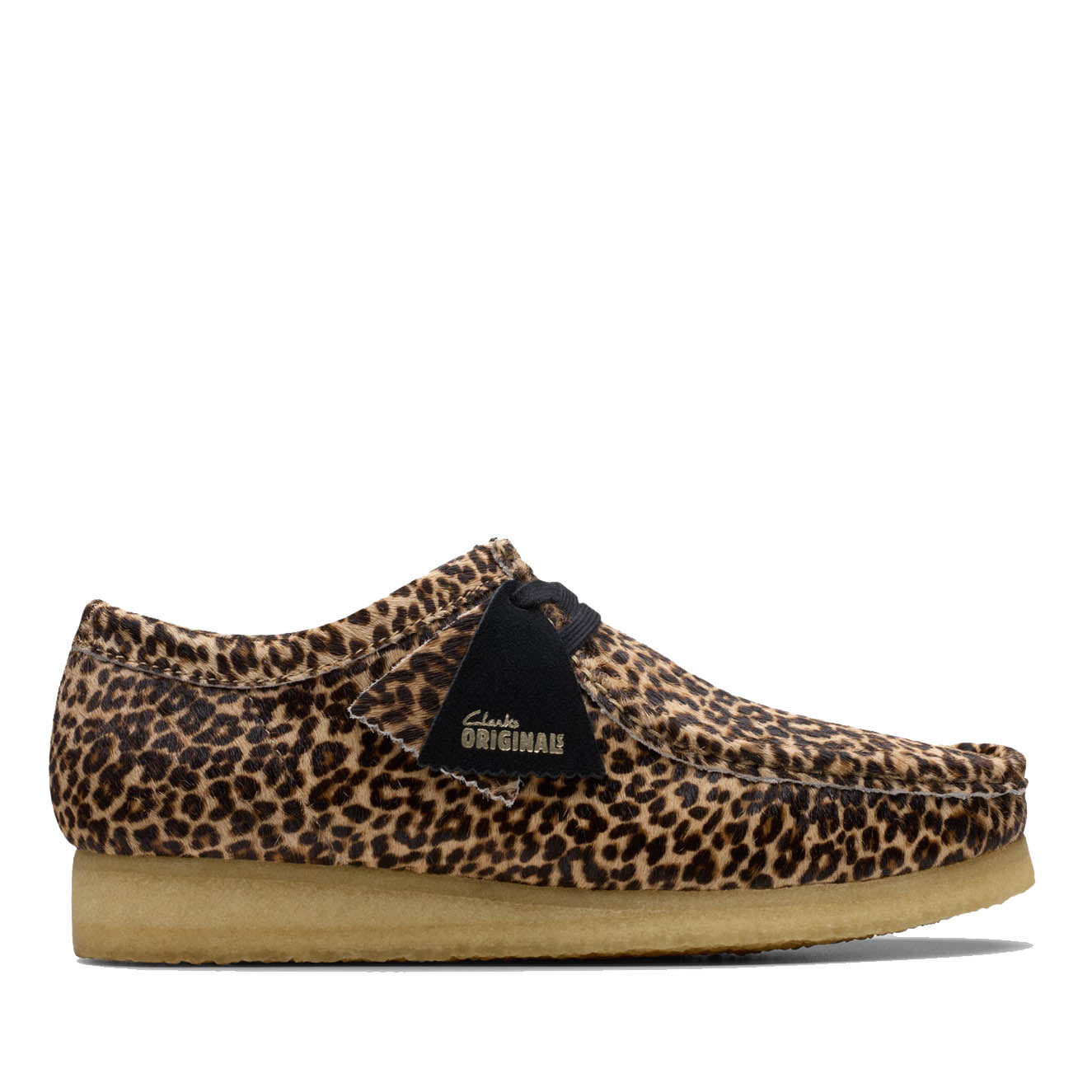 Clarks leopard shops print trainers