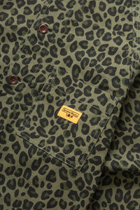 Front Of House Jacket - Green Leopard