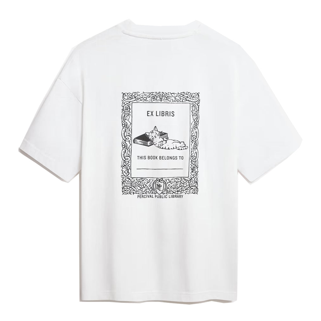 Ex Libris Oversized T Shirt - White