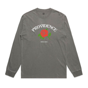 Faded Providence Rose LS T-Shirt - Charcoal