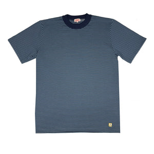 Striped Heritage T Shirt - Marine Deep / Bluefin