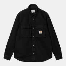 Load image into Gallery viewer, Manny Shirt Jacket - Black Rinsed
