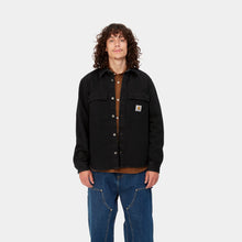 Load image into Gallery viewer, Manny Shirt Jacket - Black Rinsed
