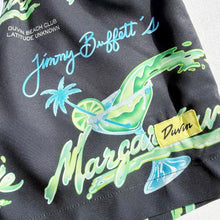 Load image into Gallery viewer, Duvin X Margaritaville Glass Swim Shorts - Black
