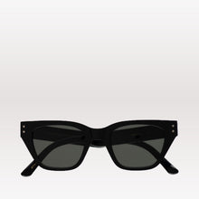 Load image into Gallery viewer, Memphis Black - Green Solid Lens
