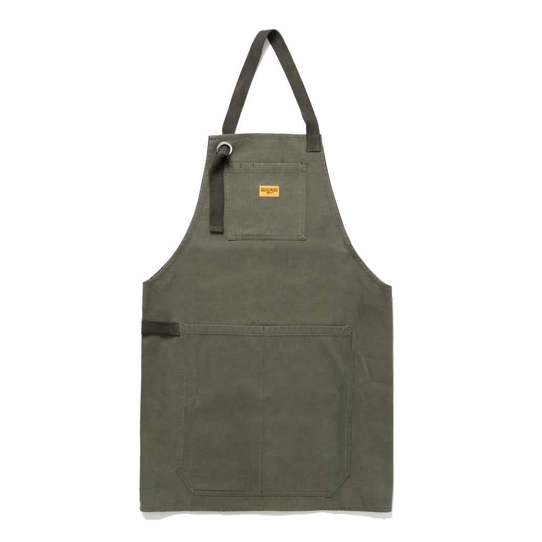 Moleskin Apron - Moss