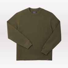Load image into Gallery viewer, Waffle Knit Crew - Mossy Rock
