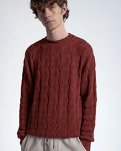 Load image into Gallery viewer, Murray Knit - Kingston Stripe Burgundy
