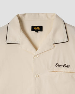 SS Bowling Shirt - Natural / Matt Black