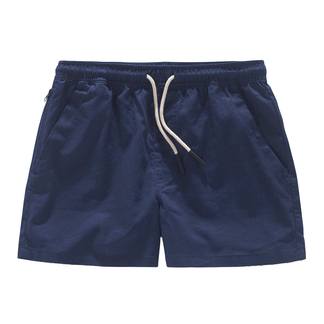 Linen Shorts - Navy