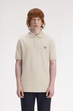 Load image into Gallery viewer, Fred Perry Tennis Shirt M6000 - Warm Oat / Burnt Tobacco
