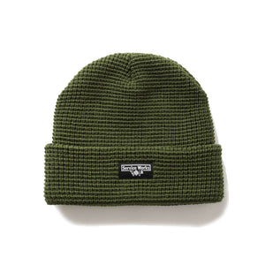 Waffle Logo Beanie - Olive