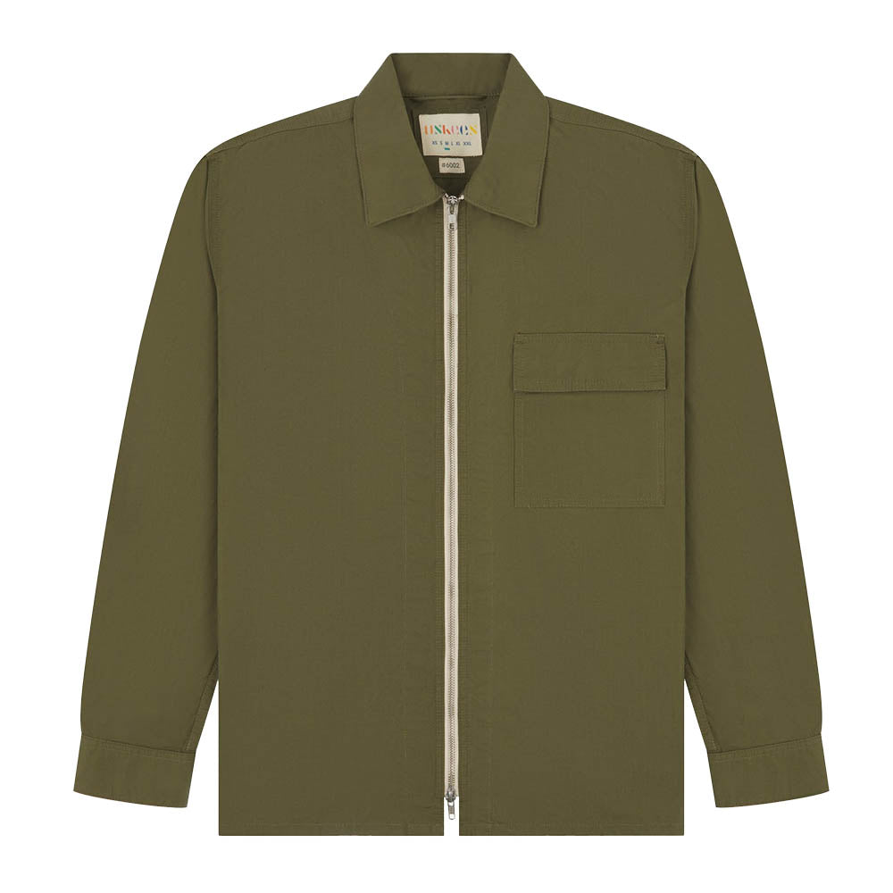 6002 Lightweight Zip-Front Jacket - Olive