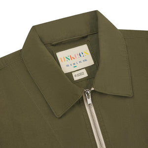 6002 Lightweight Zip-Front Jacket - Olive