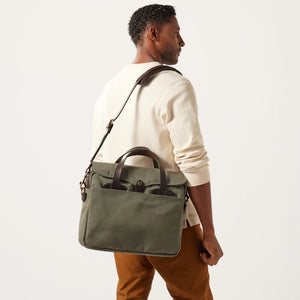 Rugged Twill Original Briefcase - Otter Green