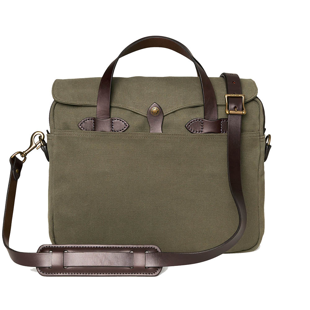 Rugged Twill Original Briefcase - Otter Green