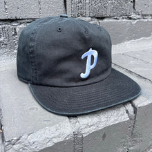 Load image into Gallery viewer, Providence Washed 5 Panel Cap - Black
