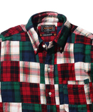 Load image into Gallery viewer, Classic Fit Indian Flannel Patchwork Shirt

