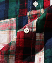 Load image into Gallery viewer, Classic Fit Indian Flannel Patchwork Shirt
