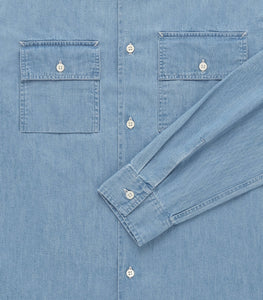 Pacific Denim Shirt - Light Wash Indigo