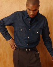 Load image into Gallery viewer, Pacific Denim Shirt - Dark Wash Indigo
