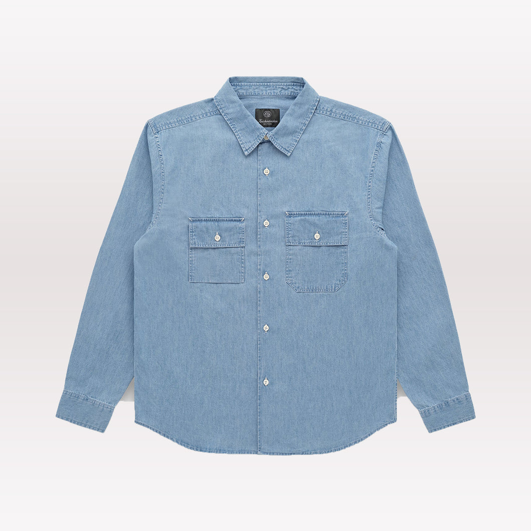 Pacific Denim Shirt - Light Wash Indigo