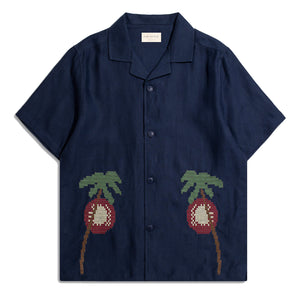 Veloso Shirt - Bahia Sunset Navy Iris