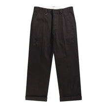 Load image into Gallery viewer, Cotton Twill Stay Press Trousers - Black
