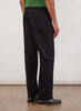 Cotton Twill Stay Press Trousers - Black