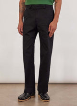 Load image into Gallery viewer, Cotton Twill Stay Press Trousers - Black

