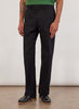 Cotton Twill Stay Press Trousers - Black