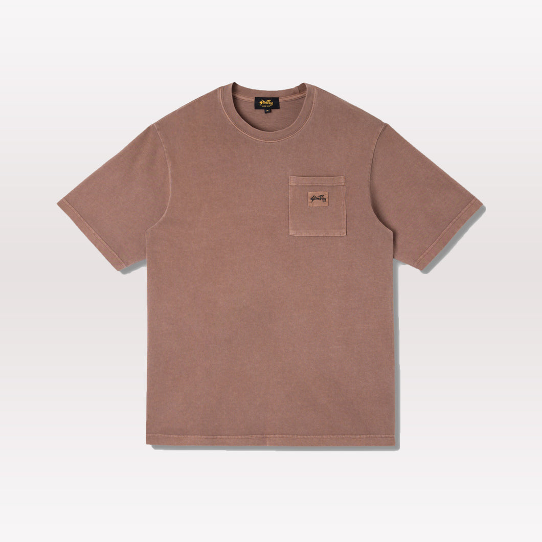 Patch Pocket Tee - Washed Acorn