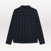 Load image into Gallery viewer, Textured Slub Overshirt - Dark Blue Night
