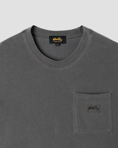 Patch Pocket Tee - Washed Black