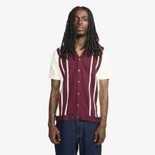 Load image into Gallery viewer, Penny Knit Shirt - Bordeaux
