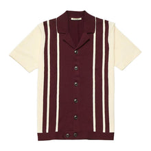 Load image into Gallery viewer, Penny Knit Shirt - Bordeaux
