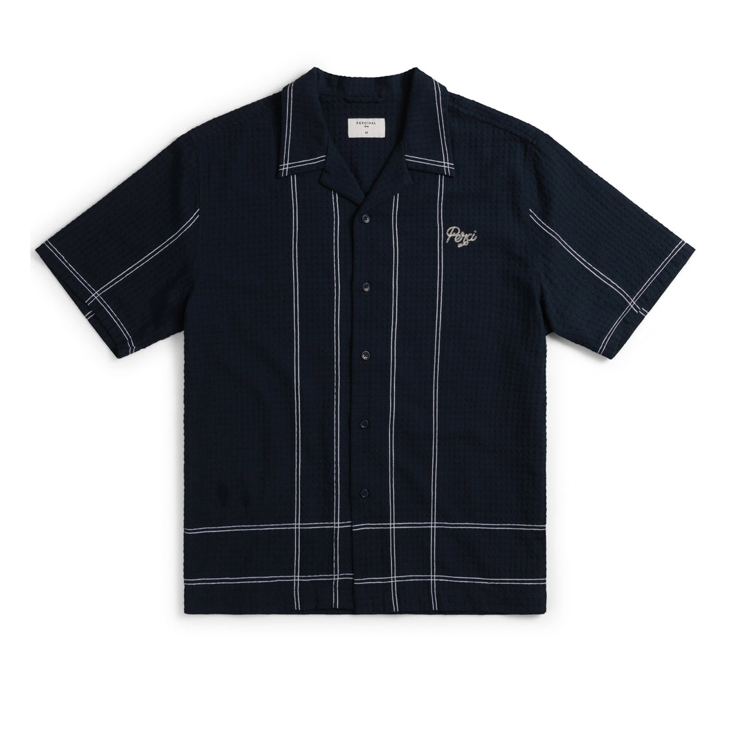 Sicily Cuban Shirt - Navy